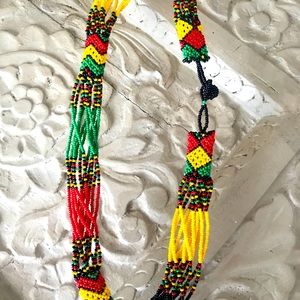 Hand beaded necklace